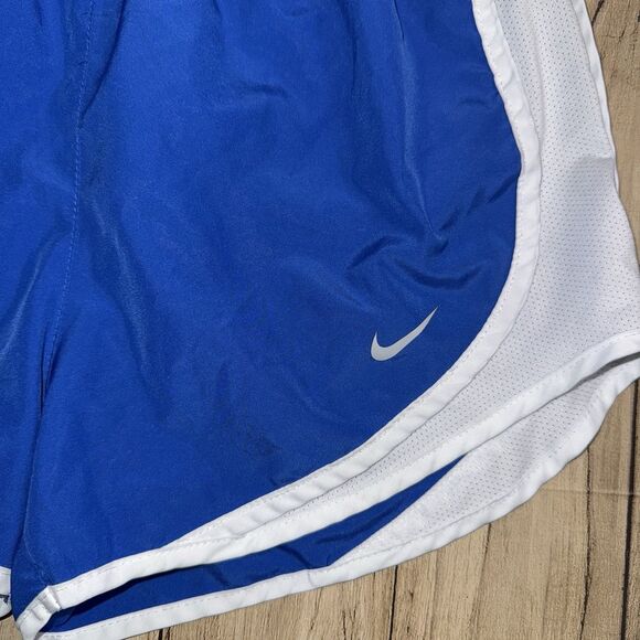 Nike Dri-Fit Women's Running Shorts Lined Size XS Royal Blue - Picture 2 of 7